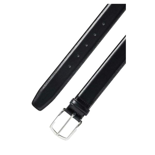 Boss Mens Leather Belt - Black - 