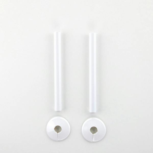 Flode 15mm Pipe Covers and Collars | 2 pack | White