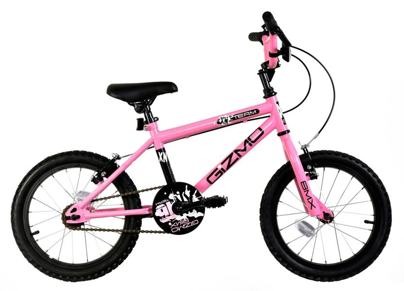 XN Gizmo 16" Kids BMX Girls Bike - Pink