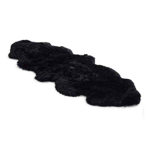 Infinity Leather Genuine Sheepskin Double Natural Fluffy Silky Soft Real Wool Rug