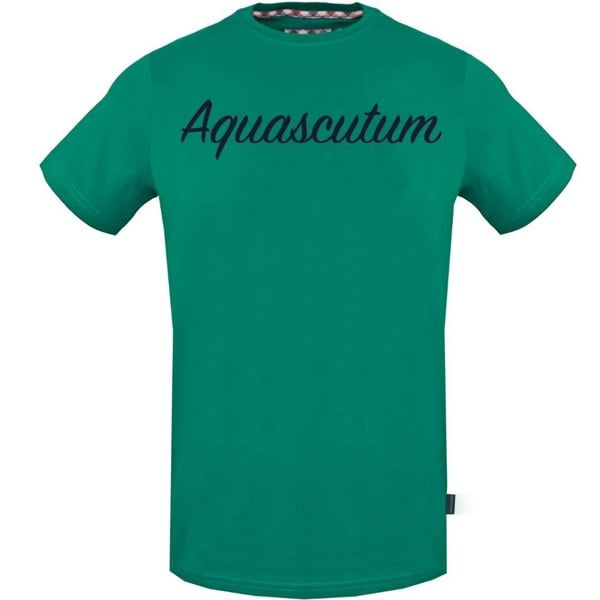 Aquascutum Signature Logo T-Shirt - Green