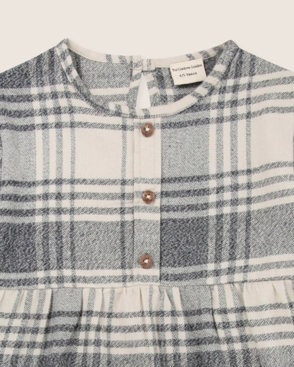 organic cotton Multicolour Brushed Check Print Dress - image 4
