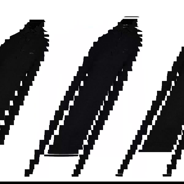 Raging Bull Mens Knitted Classic Polo Shirt - Black