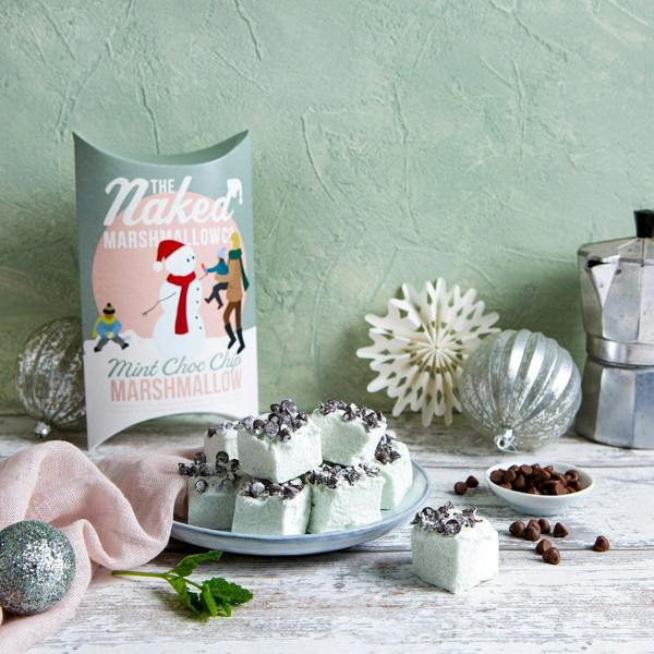 The Naked Marshmallow Co Mint Choc Chip Gourmet Marshmallows
