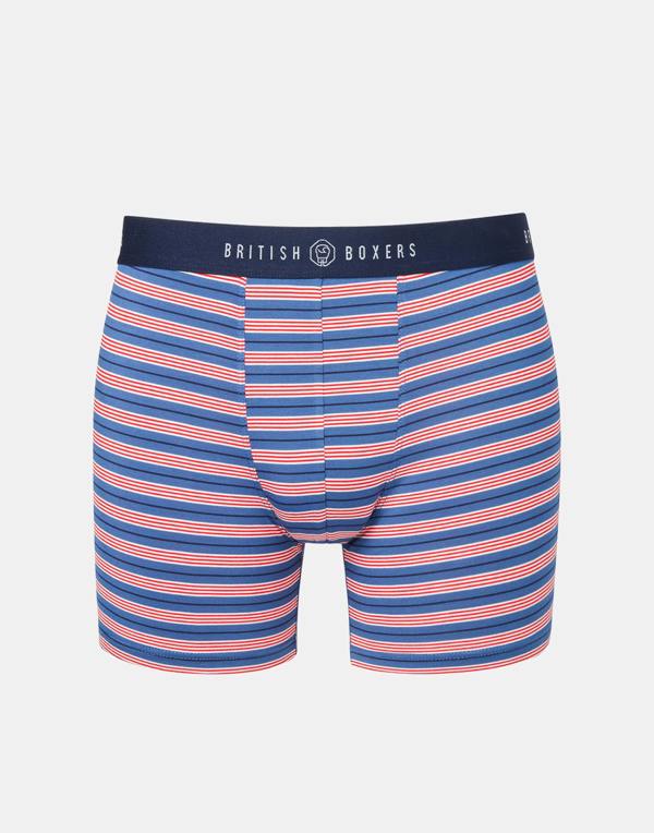 British Boxers Men's Bamboo Stretch Trunk – Jubilee Stripe