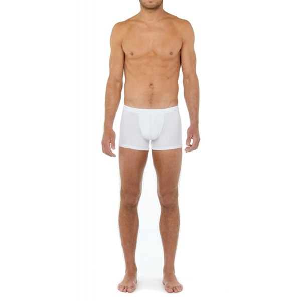 Hom Tencel Soft Comfort Boxer Trunk, White