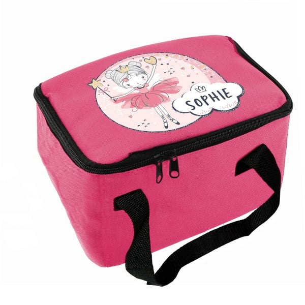 Personalised Memento Company Personalised Fairy Pink Lunch Bag