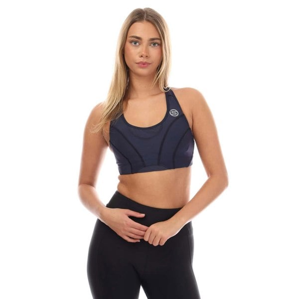 Skins Womens/Ladies Series-3 Hi-Impact Sports Bra - Navy