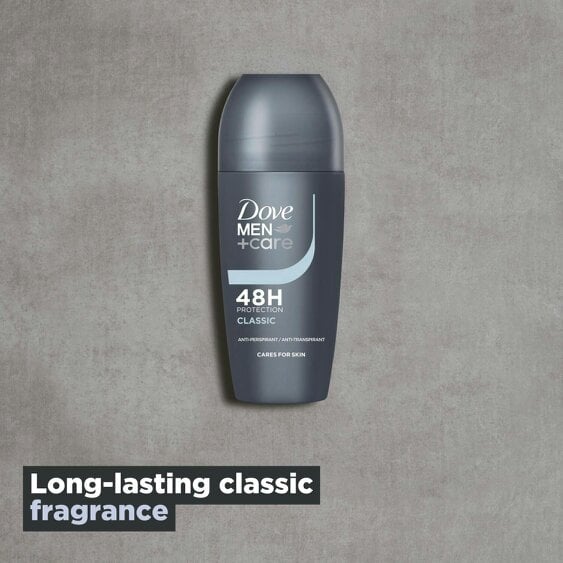 Dove Men+Care Roll On Classic AntiPerspirant Deodorant 48H Protection, 30x50ml