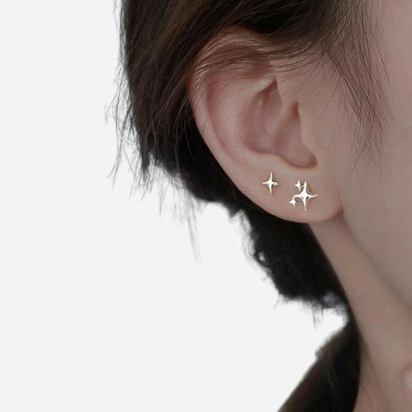 Aye Do Gifts Sparkling Star Silver Stud Earrings