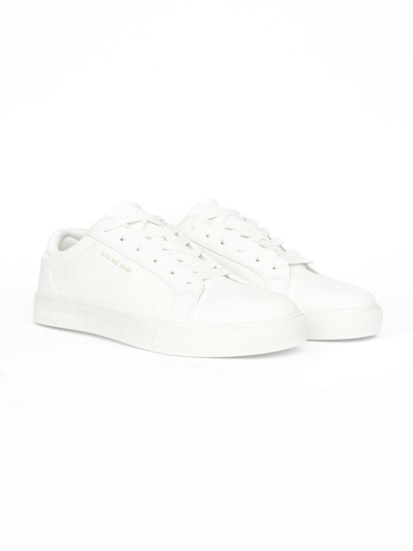 Duck and Cover Claspar Trainers - White