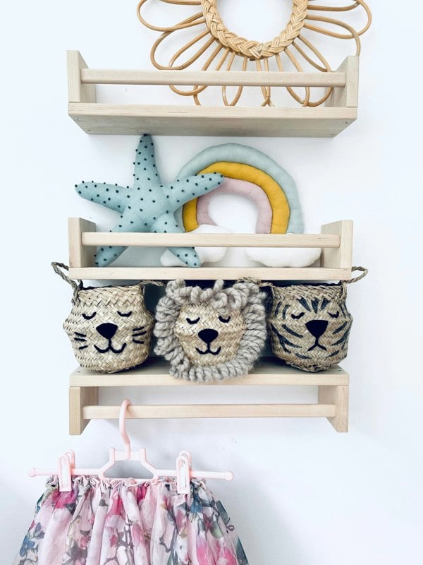 Natural Lion Basket - Mini - Bellybambino