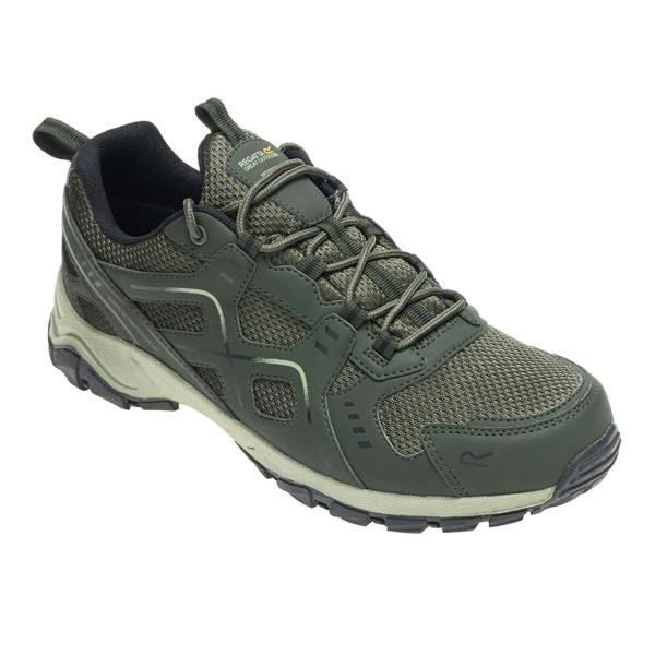 Regatta Mens Vendeavour Waterproof Walking Shoes - Dark Khaki - 