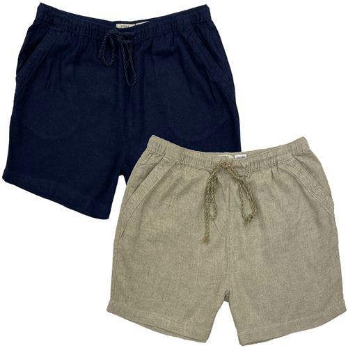 Womens Casual Summer Linen Shorts