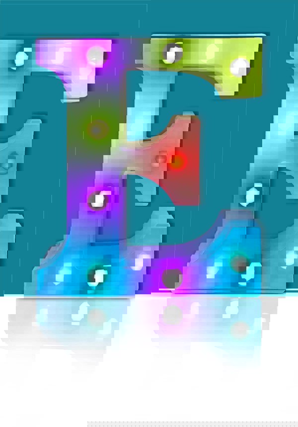 St Helens Battery Operated RGB Letter   With Remote Control Letter E