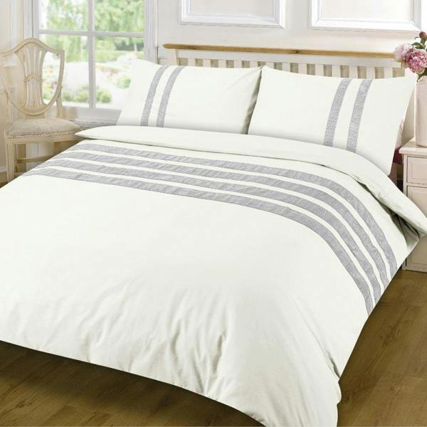 Lace Dia Cream Duvet Cover Set