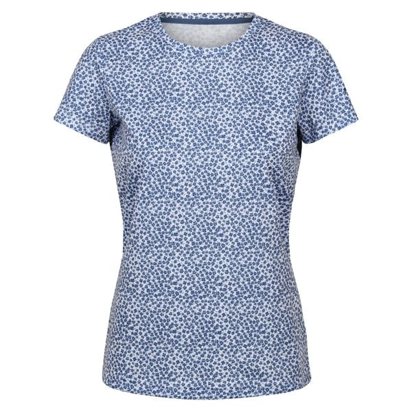 Regatta Women's Fingal Edition Ditsy Print T-Shirt - Dusty Denim