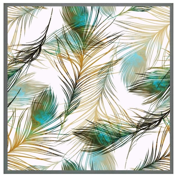 Benjamin Tate Design Imprints peacock feathers (picture Frame)