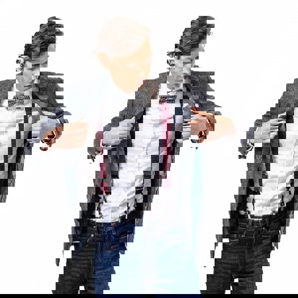 Heritage Traditions Tweed Box Check Bow Tie