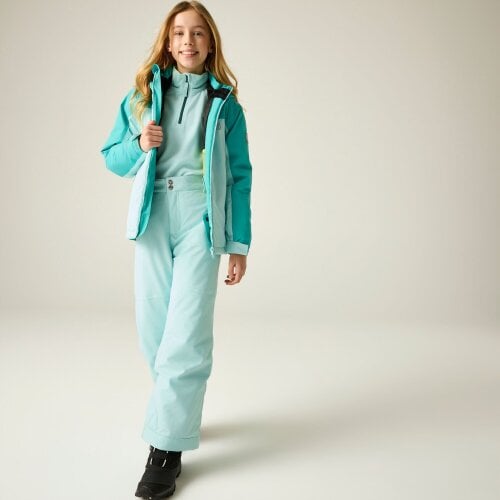 Dare 2B Kids Piste Two Tone Ski Jacket - Turquoise