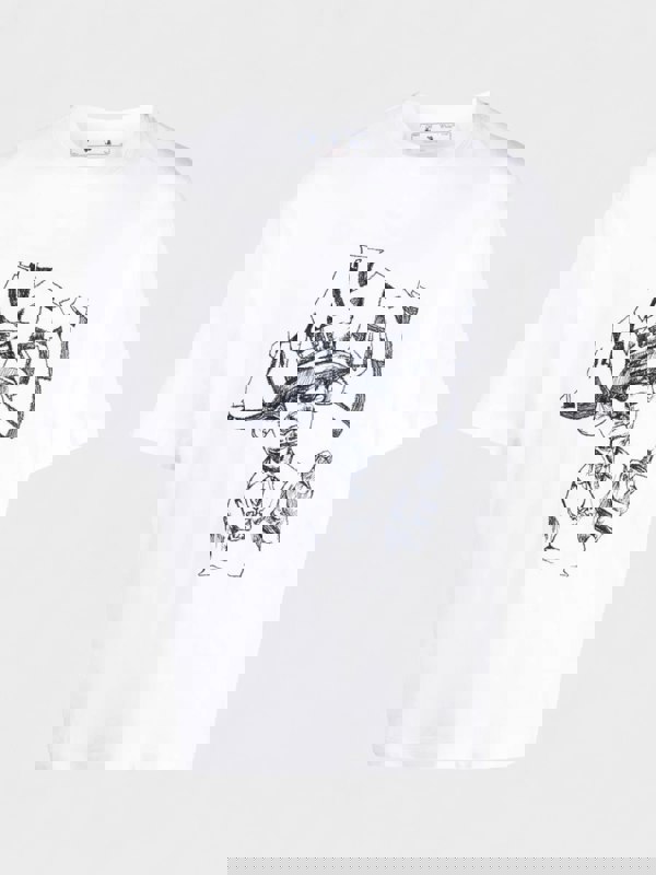 Off-White Graffiti Over Skate Short Sleeve Tee White