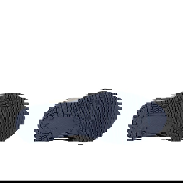 Embassy London San Francisco - Navy & Grey - Men's lace-up leather & suede trainer