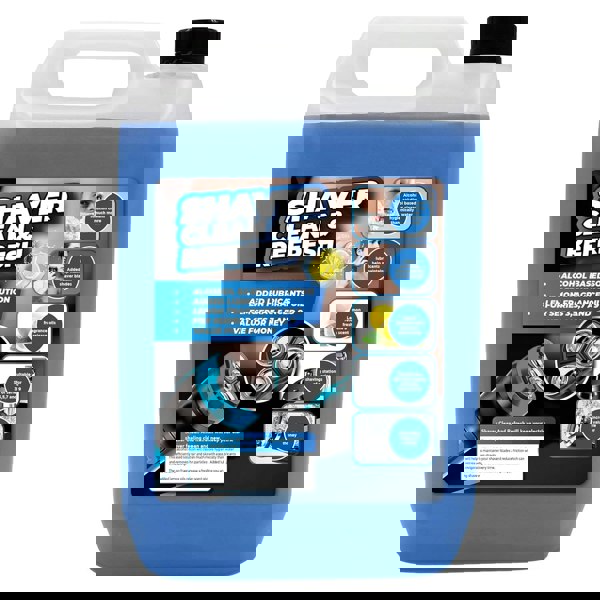 2 x 5 Litres Shaver Cleaning Refill Fluid Clean & Renew Cartridge