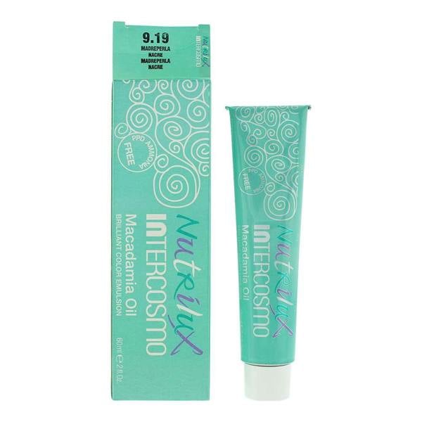 Intercosmo Nutrilux Macadamia Oil 9.19 MADREPERLA Hair Colour 60ml