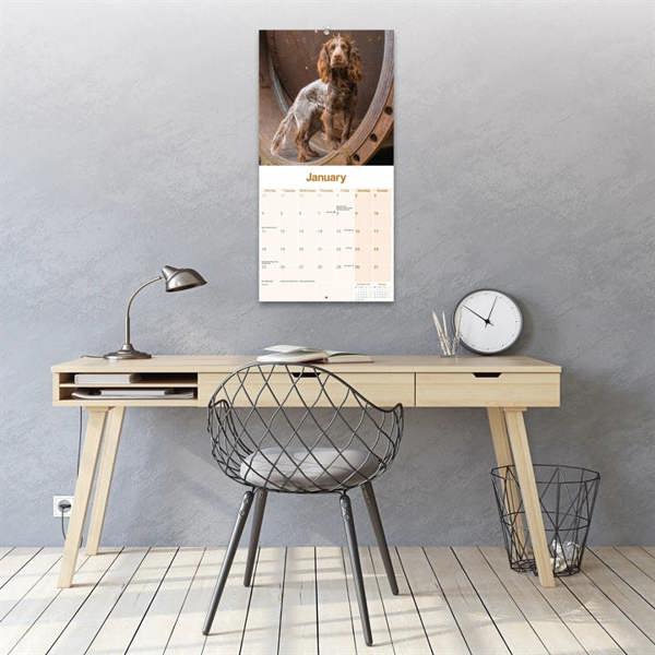 Working Cocker Spaniel Calendar 2027, Wall Calendars, Month To View, Dogs, Gift
