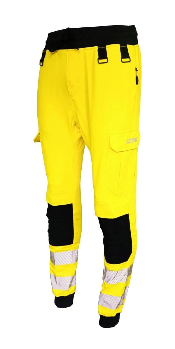 Slim Fit Stretch Hi-Vis Jogger With Knee Pad Pockets - Hi-Vis Trousers