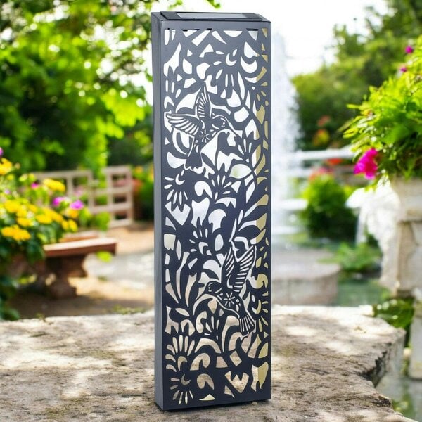 EDH Door Hardware Metal Hummingbird Solar Wall Panel
