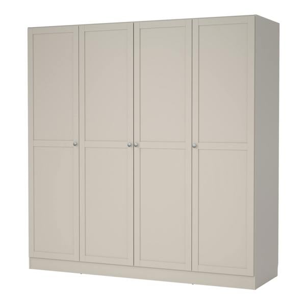 Furniture To Go Brande Wardrobe with 4 Frame Doors in Cashmere