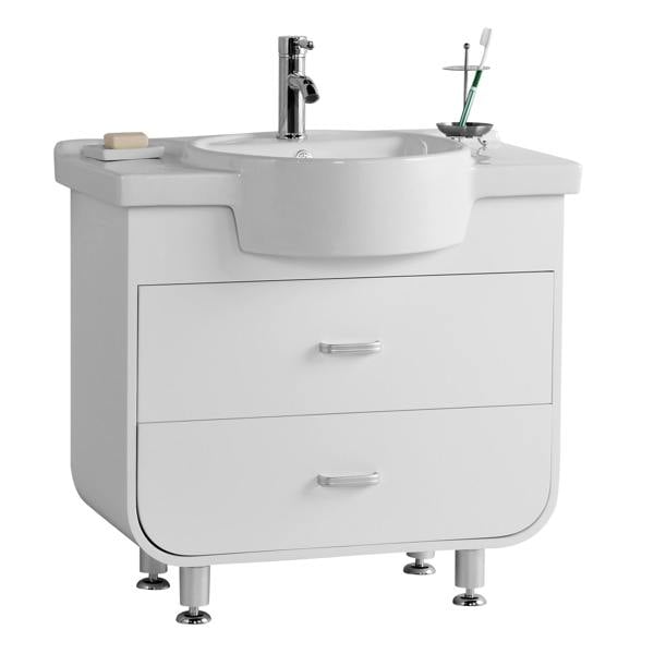 Ocean Basin And Under Basin Cabinet Set