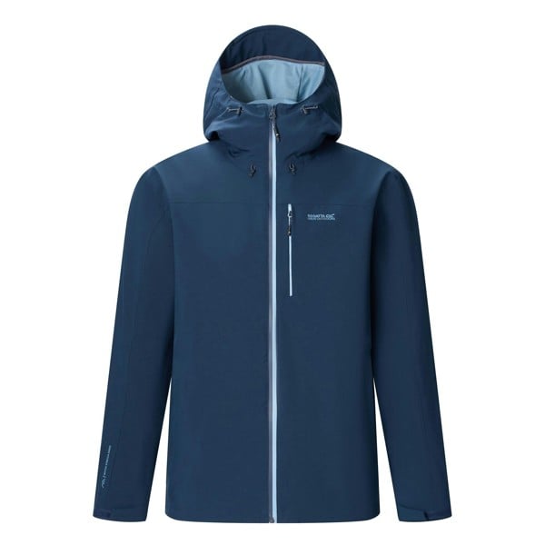 Regatta Mens Birchdale II Waterproof Jacket - Dusky Blue/Navy