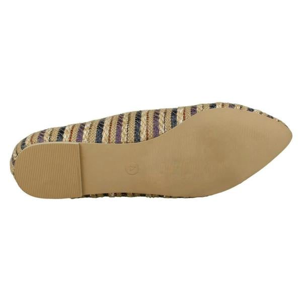 Spot On Ladies Spot On Flat Pointed Toe Ballerinas F80234