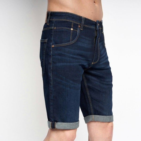 Duck and Cover Mustone Denim Shorts Raw Wash