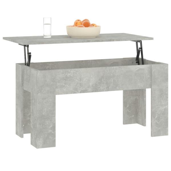 Berkfield Coffee Table Concrete Grey 101x49x52 cm Engineered Wood