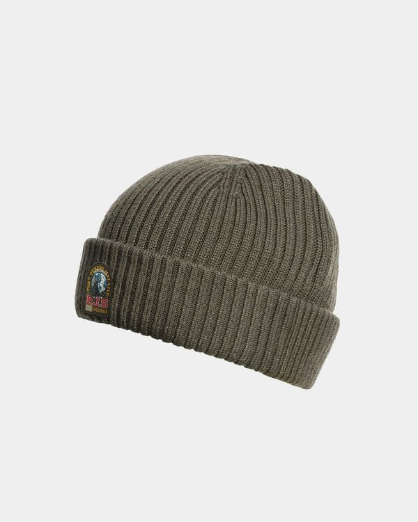Parajumpers Matio Knitted Beanie - Taggia Olive 218
