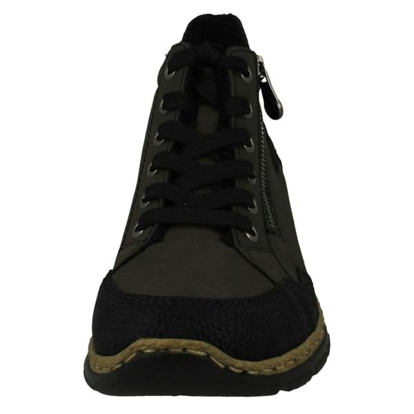Rieker Ladies Rieker Casual Lace And Zip Fastening Ankle Boots N3244