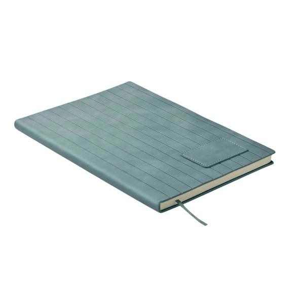 MidOcean Tintray Smokey PU A5 Notebook - Petrol - 