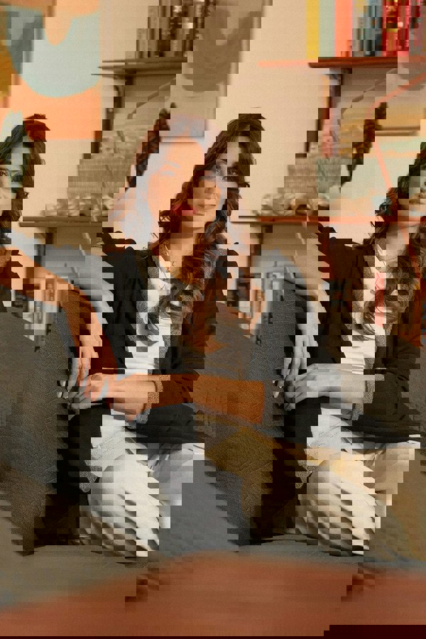 Black | Open Front Hooded Longline Cardigan