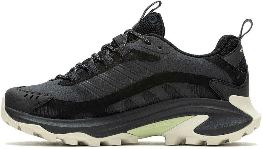 Merrell Womens Moab Speed 2 GTX Gore-Tex Walking Hiking Shoes Black Moon J037838