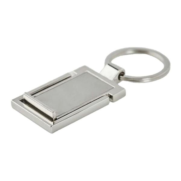 MidOcean Stanrin Metal Keyring - Silver - 
