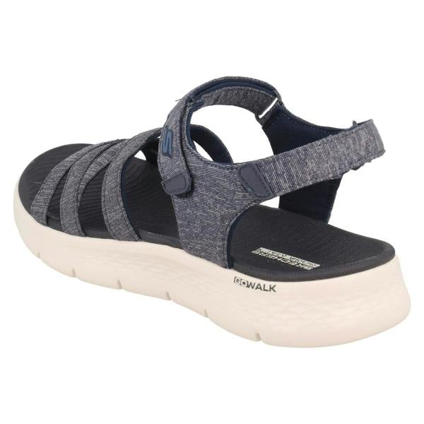 Skechers Ladies Skechers Goga Mat Hook and Loop Sandals Sunshine 141450