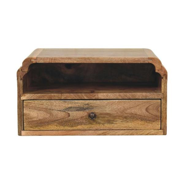 Artisan Furniture Solid mango wood Avora Wall-Mounted Bedside