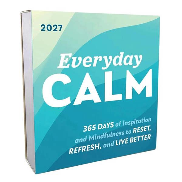 Sourcebooks Everyday Calm Desk Calendar 2027, Desk Calendars, Day To View, Lifestyle, Gift