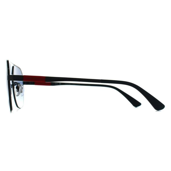 Police Sunglasses SPLP30 Ranger 1 0568 Shiny Gunmetal Blue Gradient