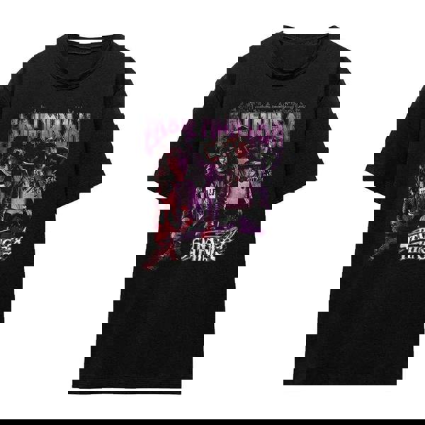 Stranger Things Womens/Ladies 86 Eddie Munson Homage T-Shirt - Black - 