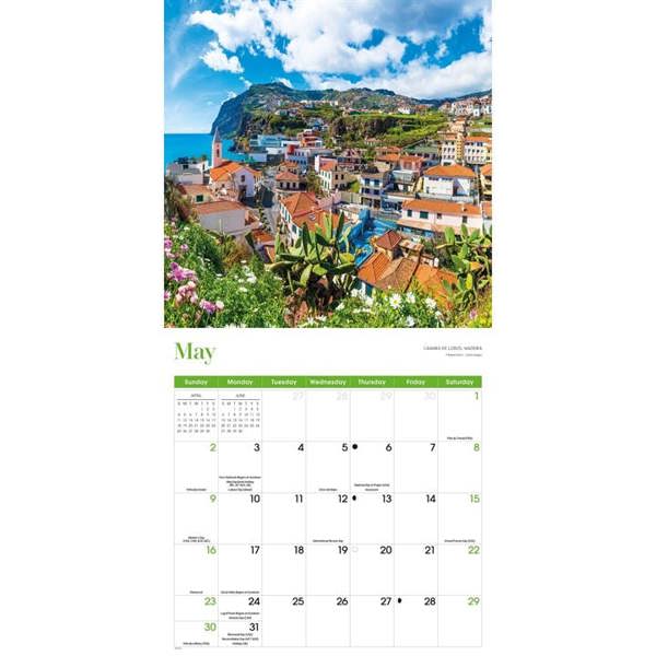 Europe Portugal Calendar 2027, Wall Calendars, Month To View, Travel, Gift