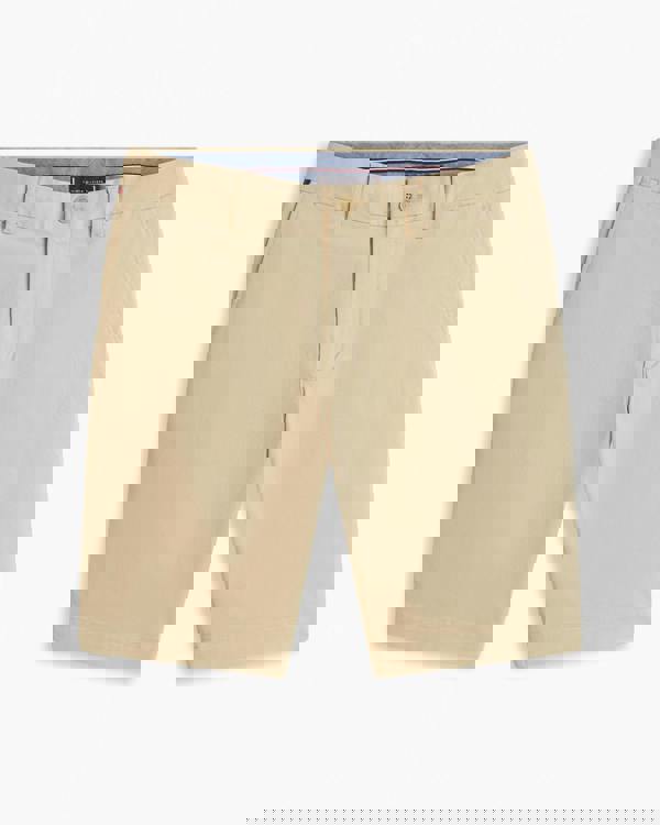 Tommy Hilfiger Denton 9.5 Inch Essential Mens Twill Shorts - Sandalwood